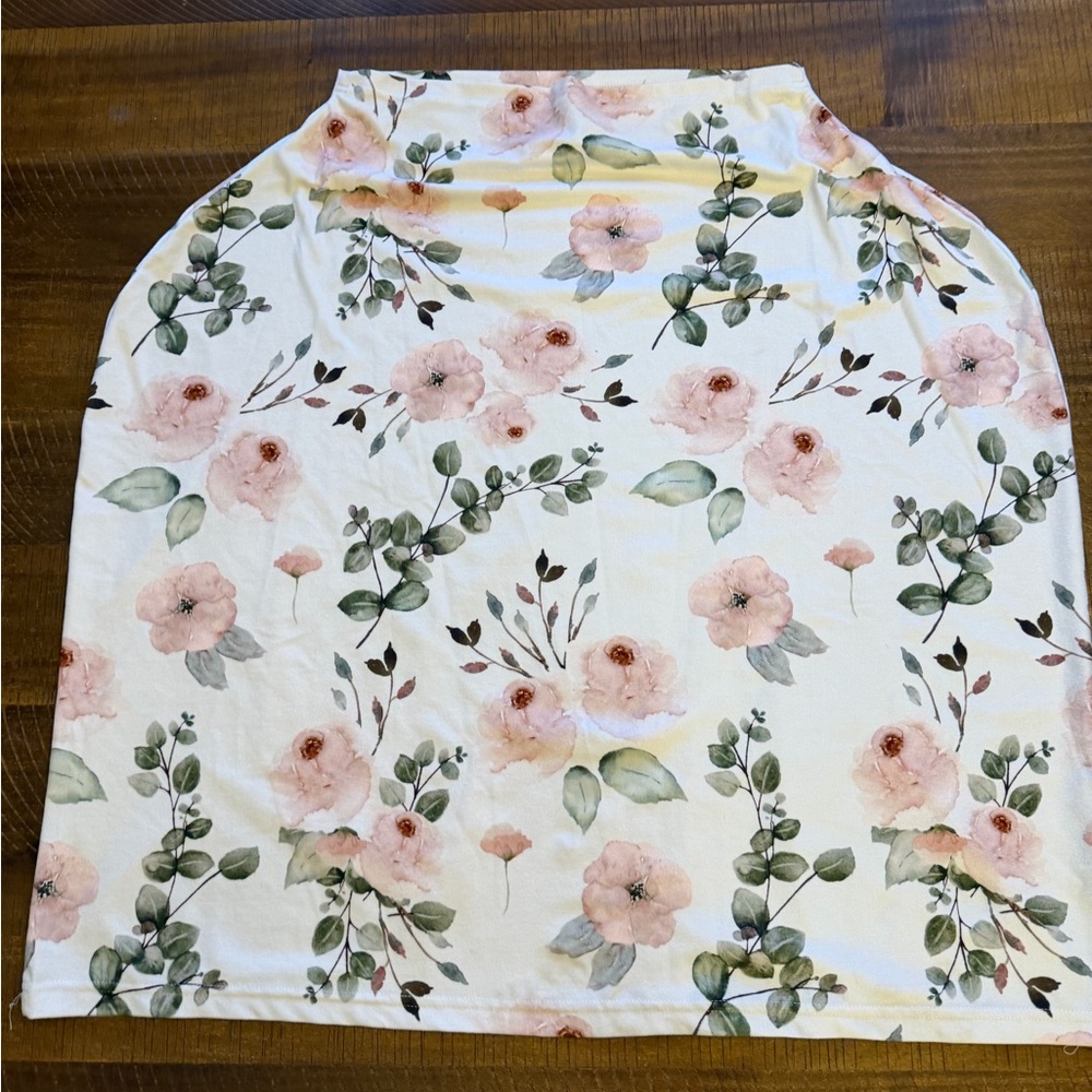 Caden Lane Floral Car Seat Cover Nursing Cover